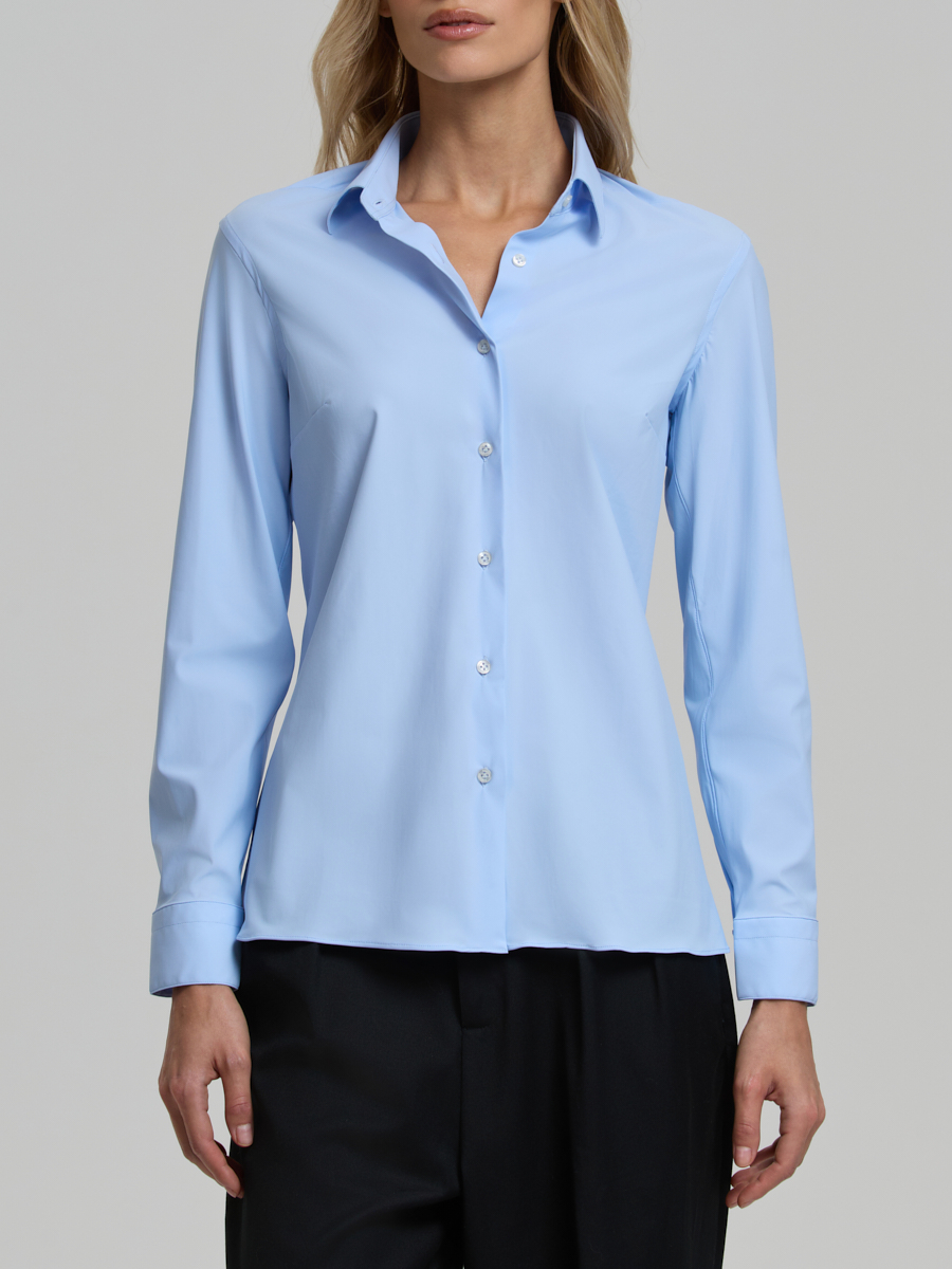 Рубашка однотонная