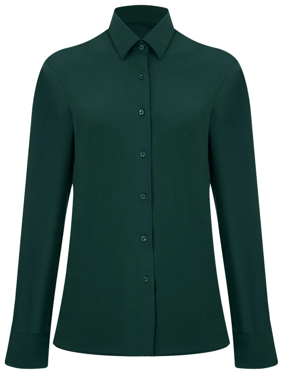 Рубашка однотонная