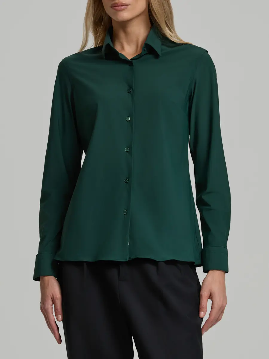 Рубашка однотонная