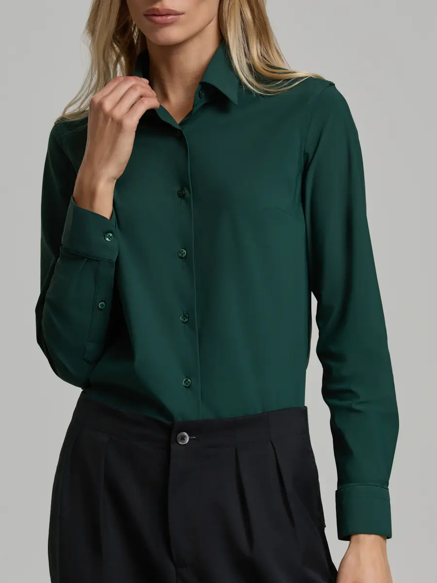 Рубашка однотонная