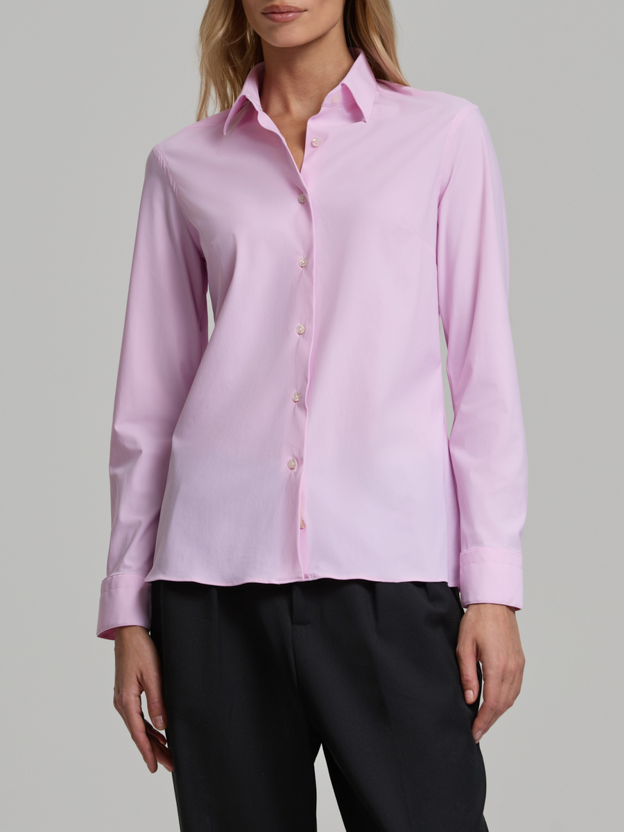 Рубашка однотонная