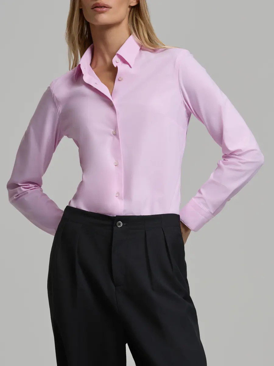 Рубашка однотонная