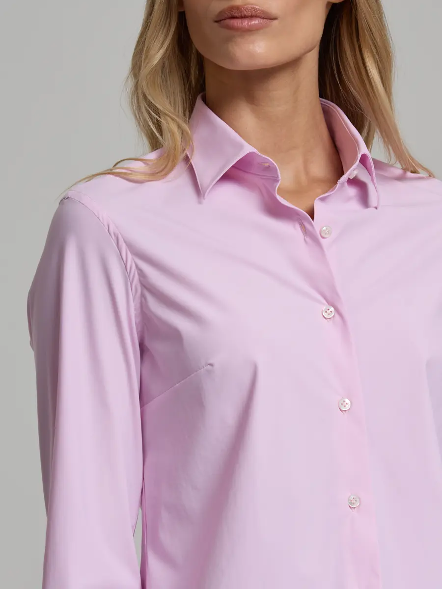 Рубашка однотонная