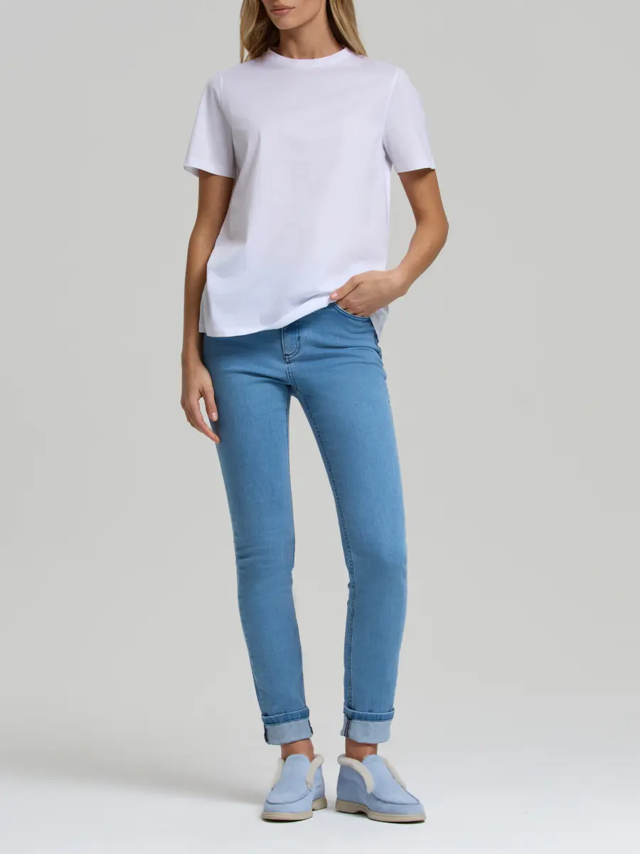 Джинсы хлопковые