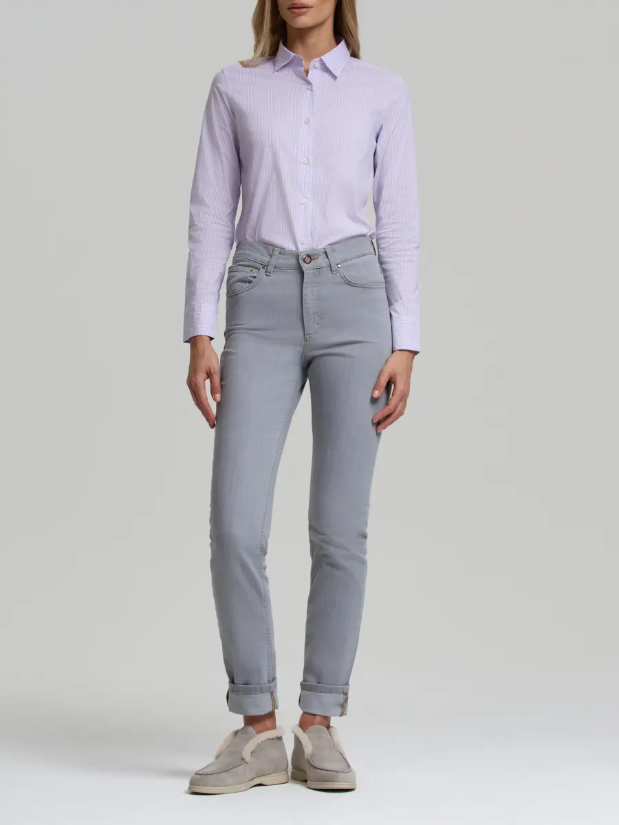 Джинсы хлопковые