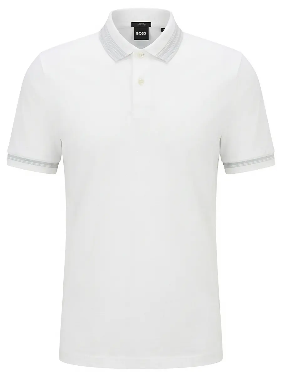 Поло Slim Fit хлопковое