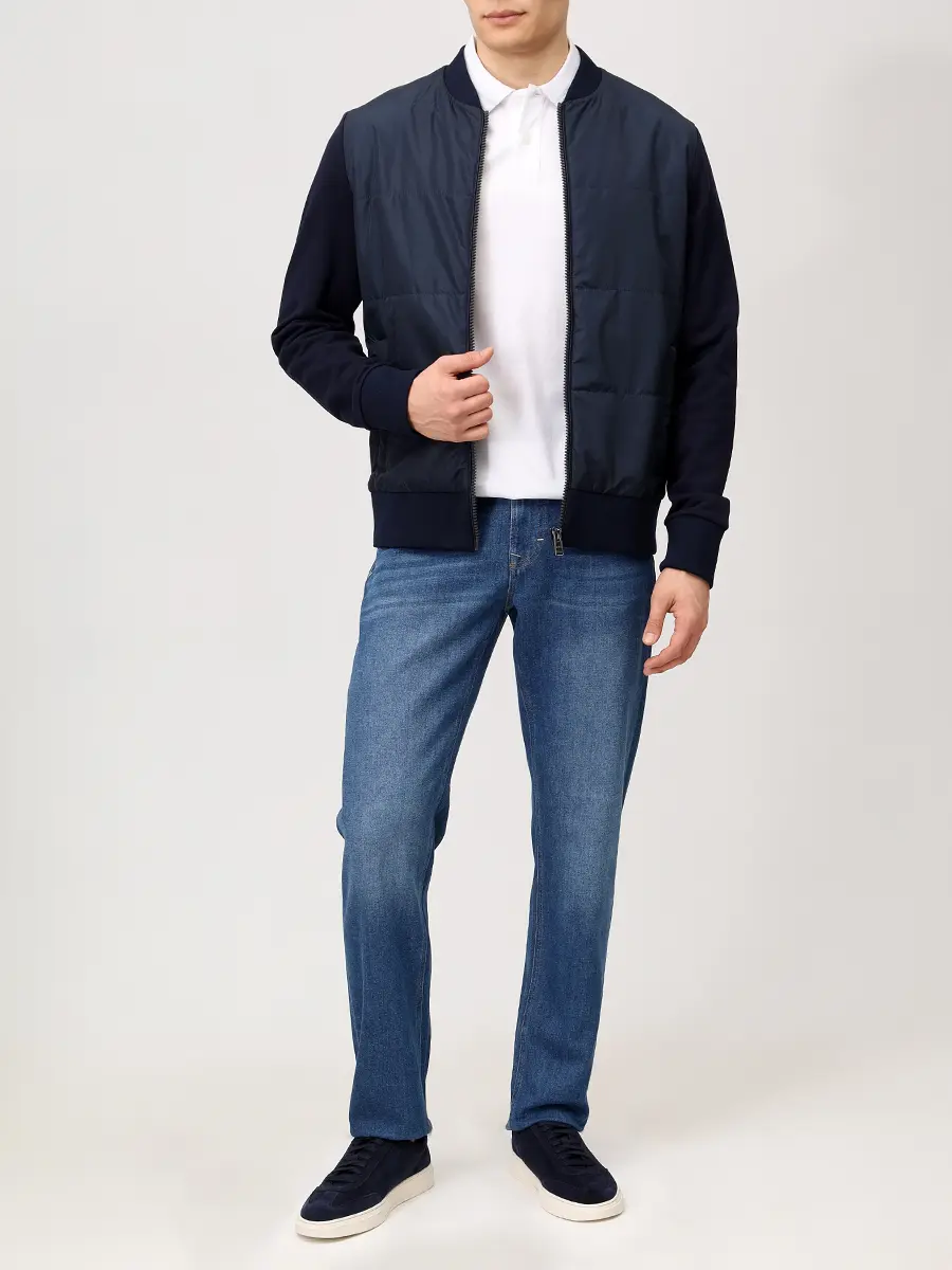 Поло Slim Fit хлопковое