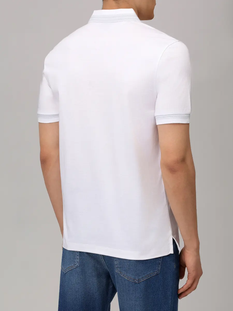 Поло Slim Fit хлопковое