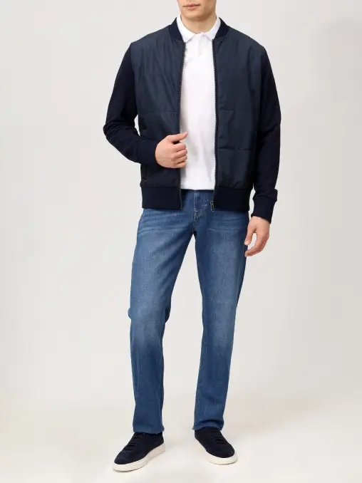 Поло Slim Fit хлопковое BOSS