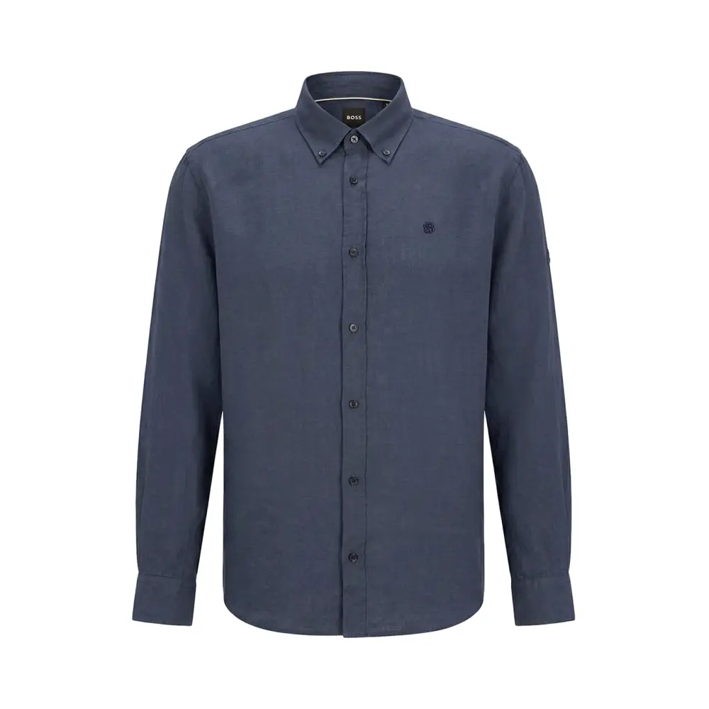 Рубашка Regular Fit льняная