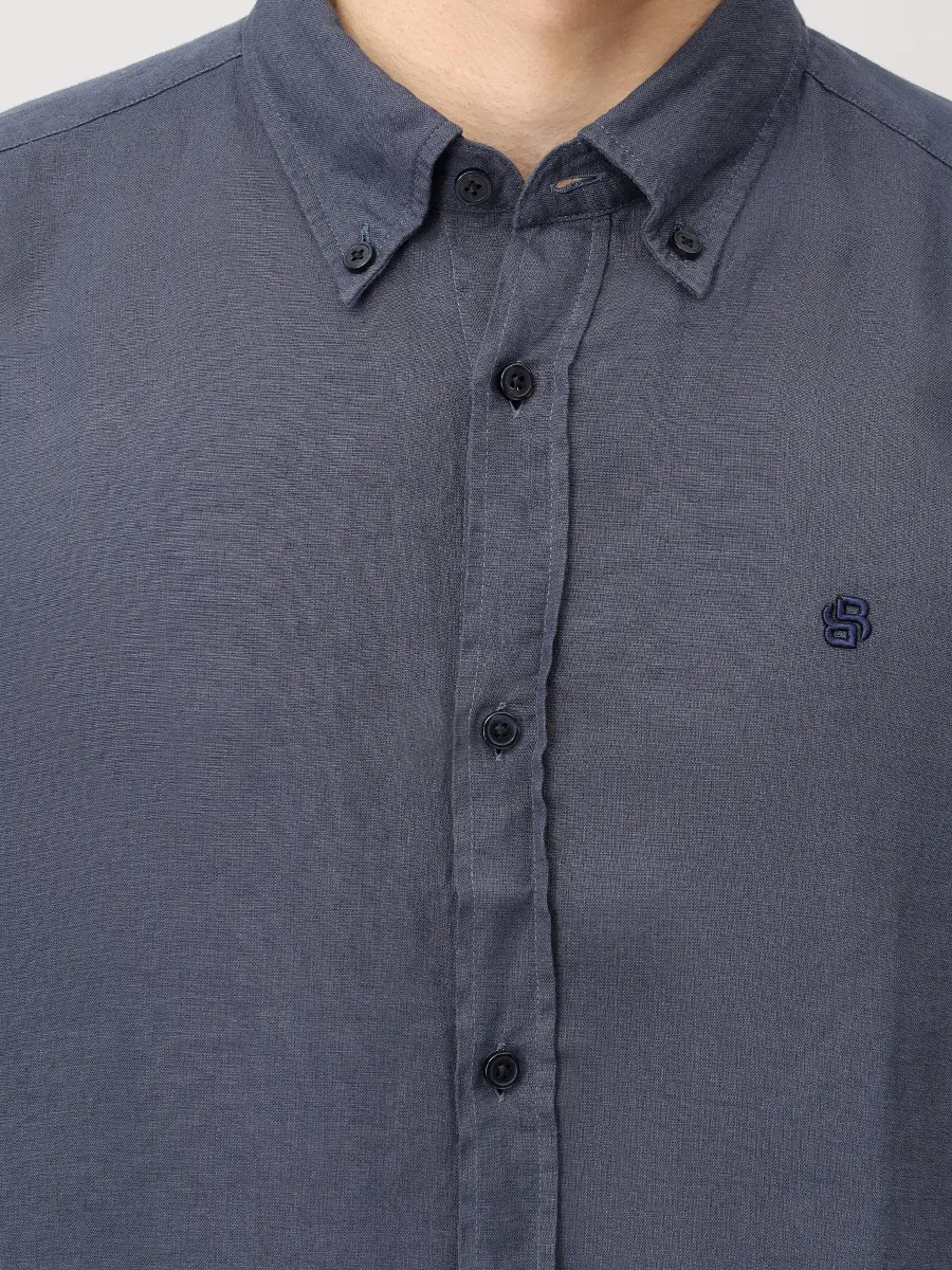 Рубашка Regular Fit льняная