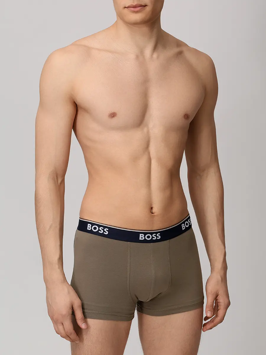 Набор из трех хлопковых трусов-боксеров