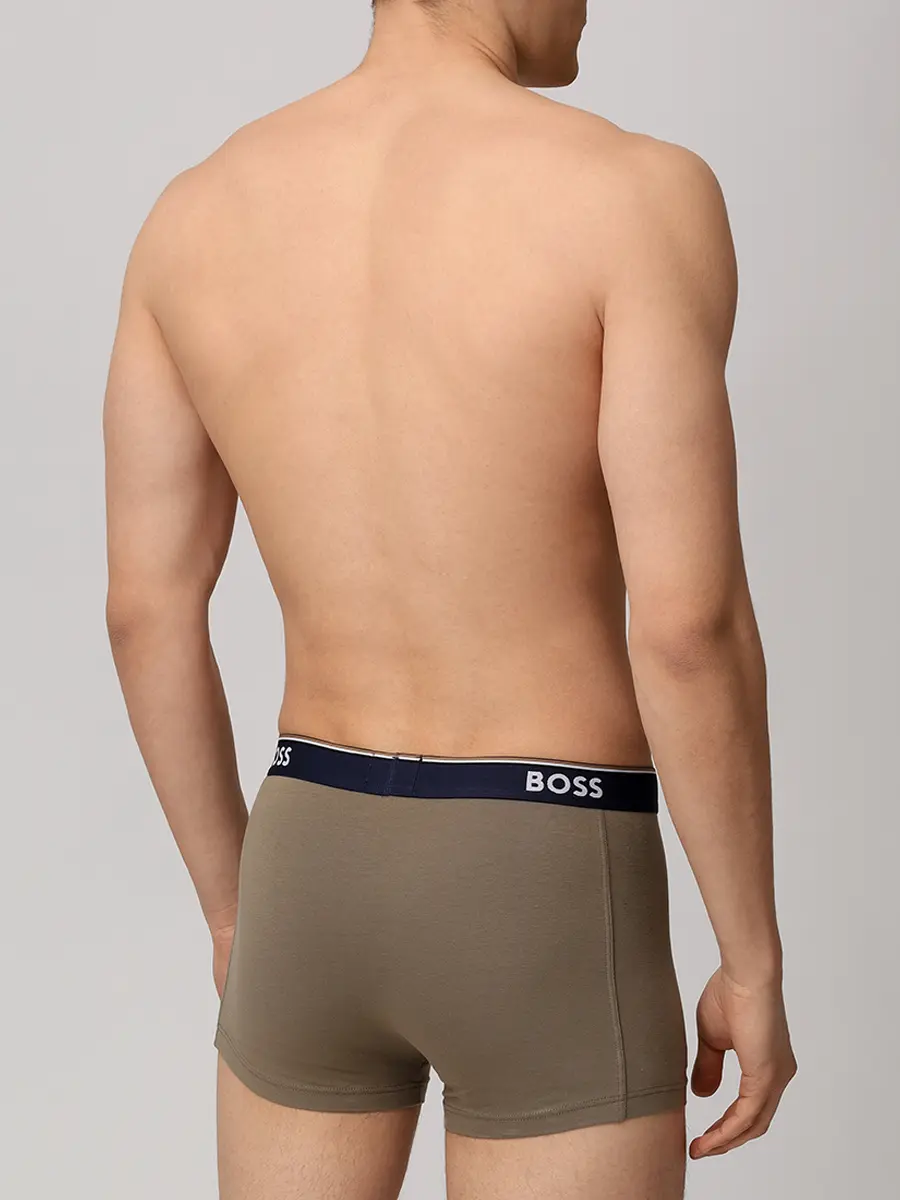 Набор из трех хлопковых трусов-боксеров