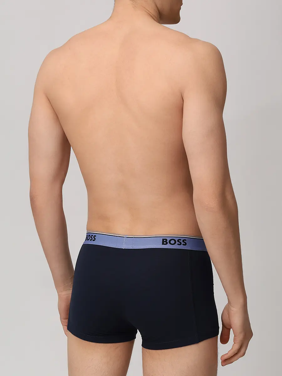 Набор из трех хлопковых трусов-боксеров