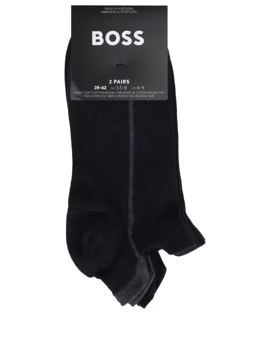 Набор из двух пар хлопковых носков BOSS