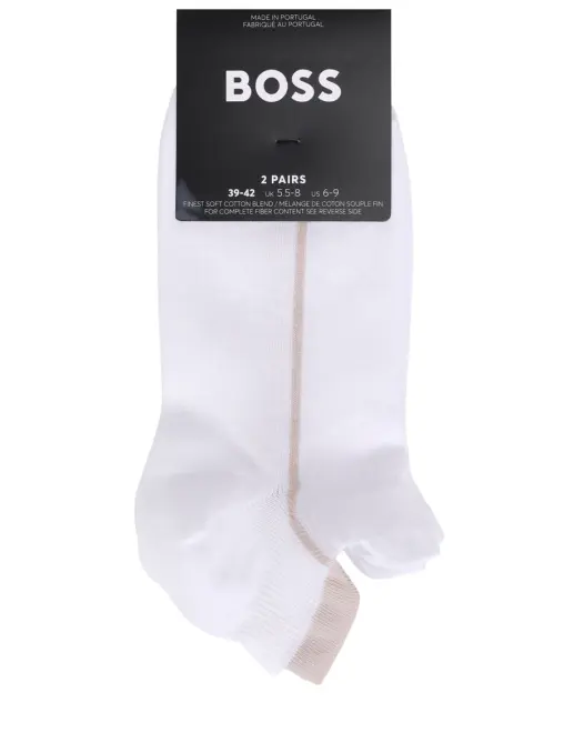 Набор из двух пар хлопковых носков BOSS