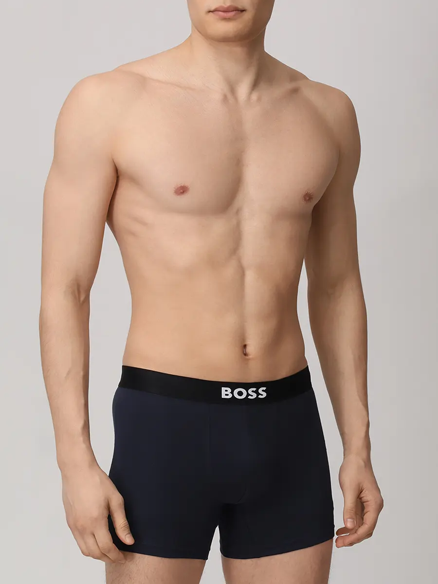 Набор из трех хлопковых трусов-боксеров