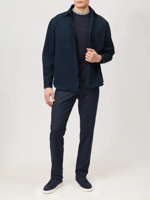 Футболка Slim Fit хлопковая BOSS