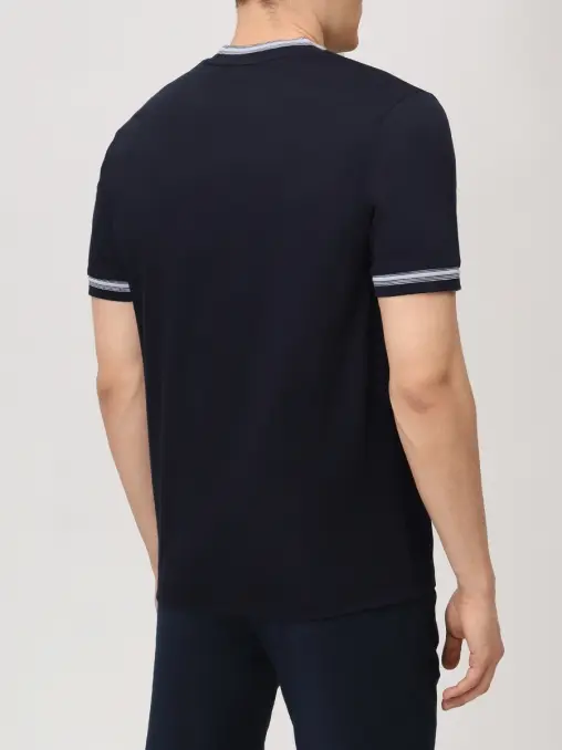 Футболка Slim Fit хлопковая BOSS