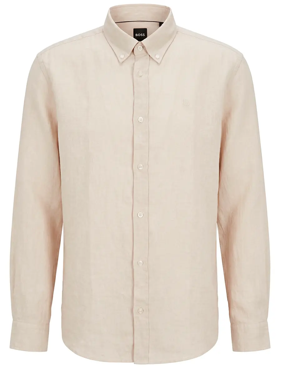Рубашка Regular Fit льняная