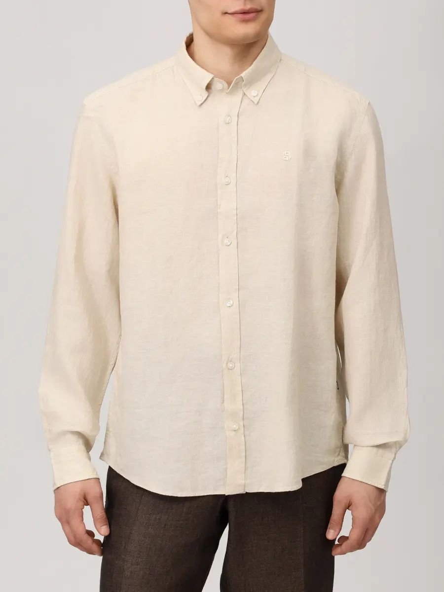 Рубашка Regular Fit льняная