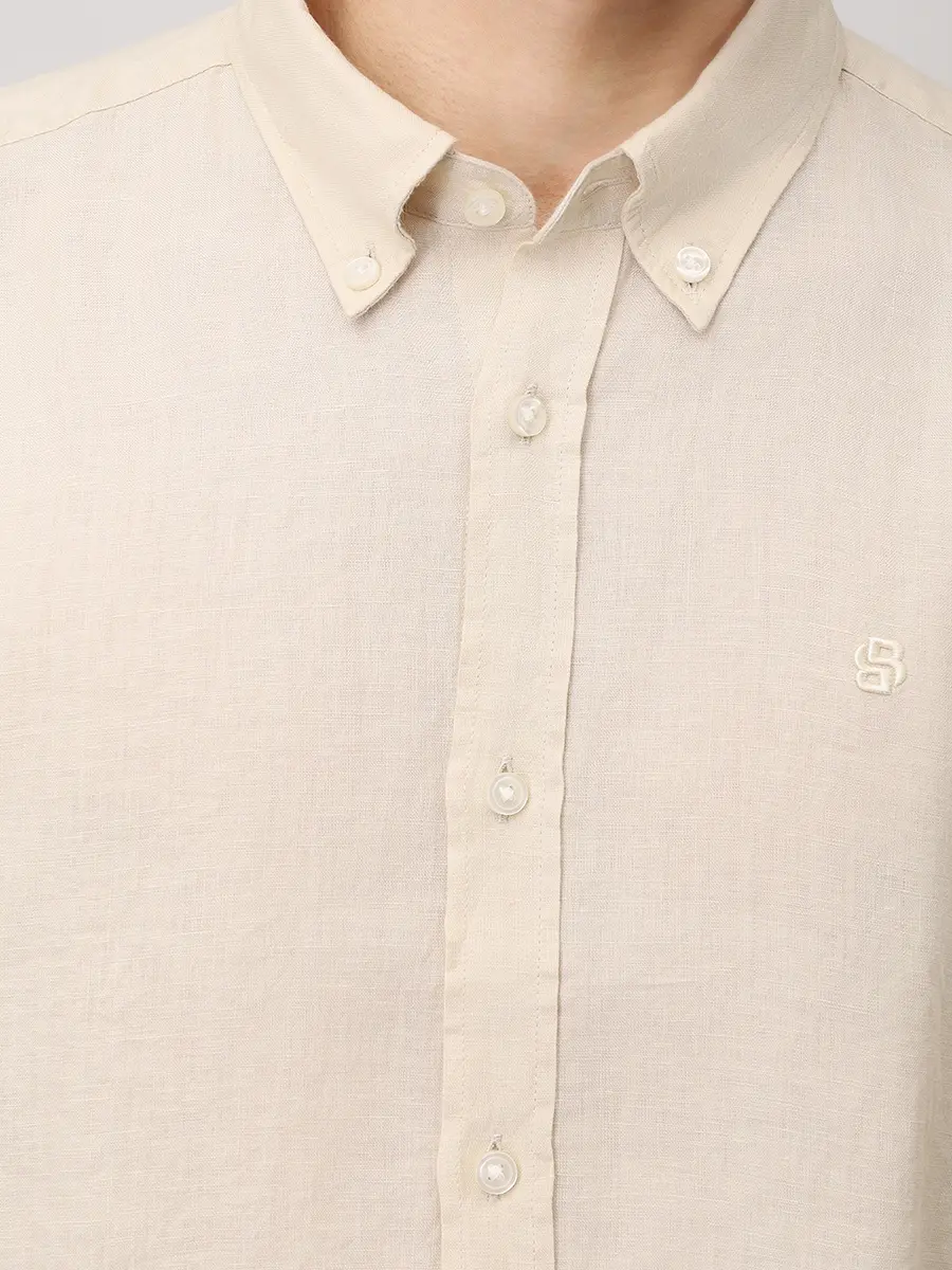 Рубашка Regular Fit льняная