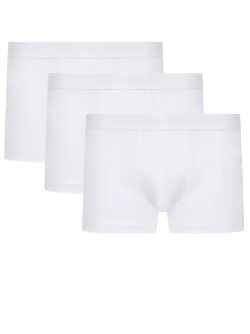 Набор из трех хлопковых трусов-боксеров BOSS