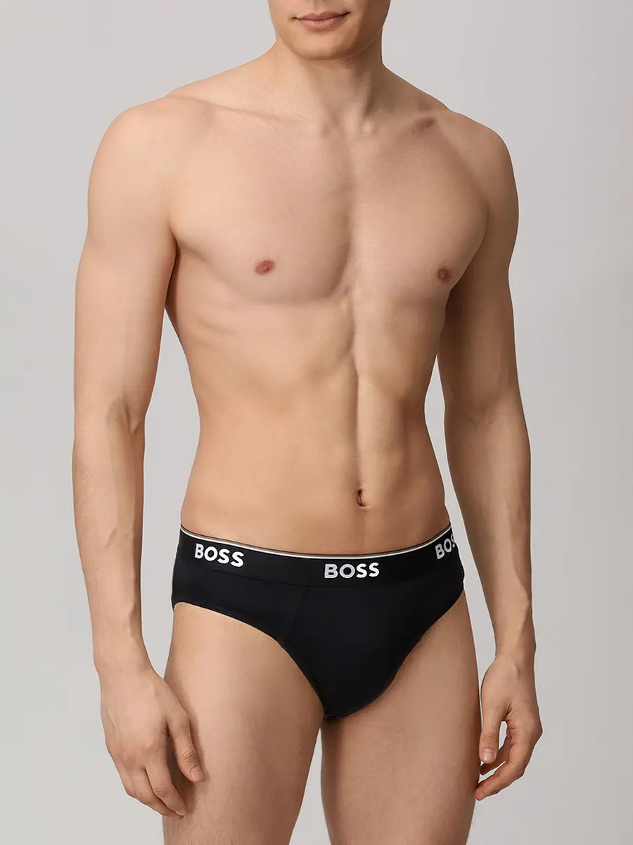 Набор из трех хлопковых трусов-слип