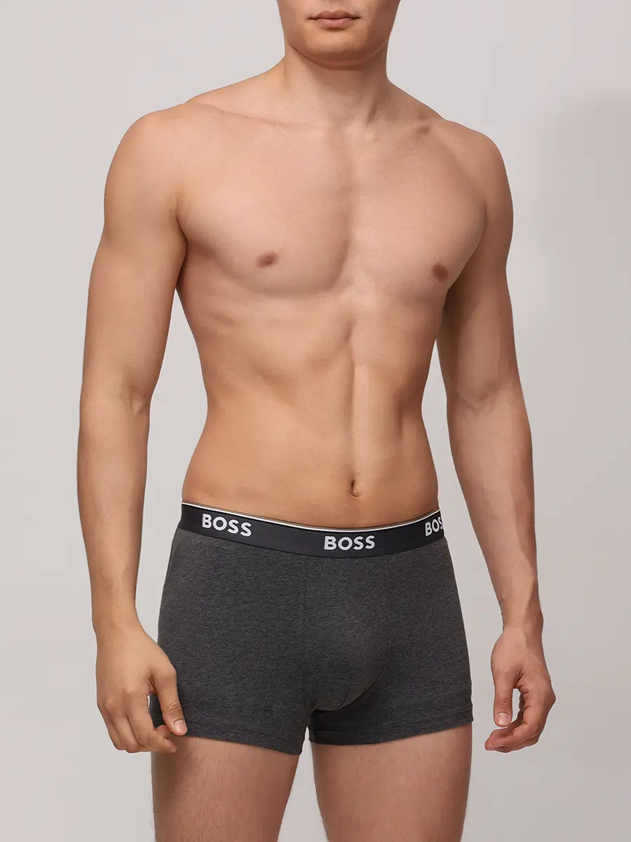 Набор из трех хлопковых трусов-боксеров