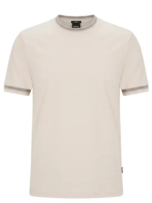 Футболка Slim Fit хлопковая BOSS