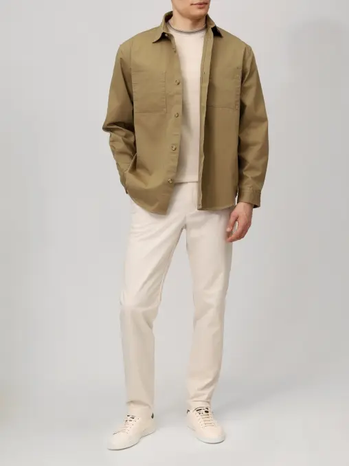 Футболка Slim Fit хлопковая BOSS