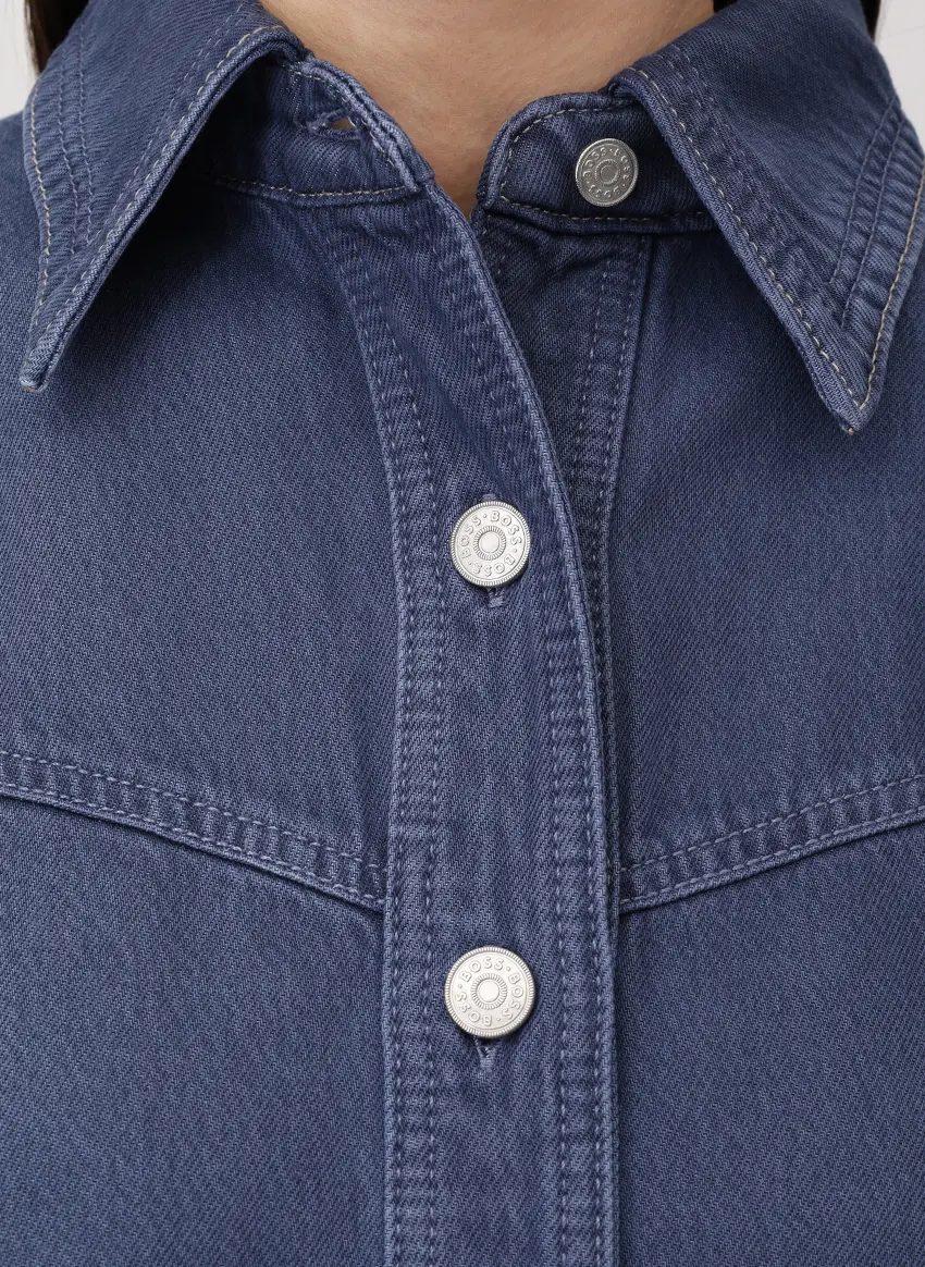 Рубашка джинсовая