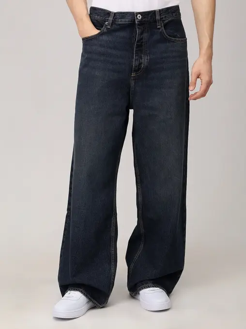 Джинсы Loose Baggy хлопковые HUGO