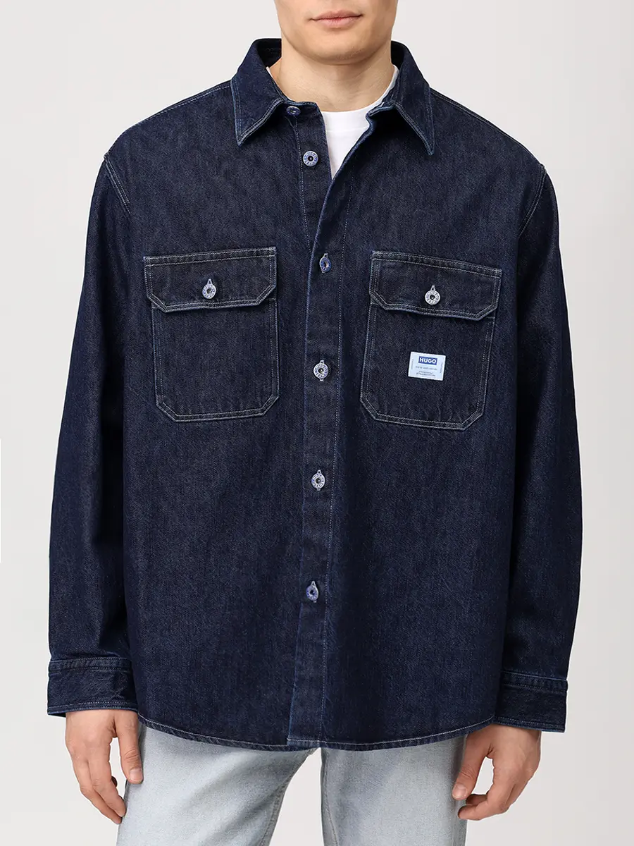 Рубашка джинсовая