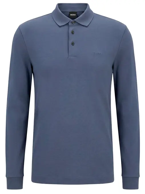 Поло хлопковое BOSS