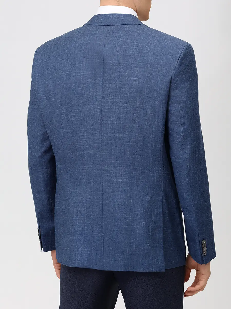 Пиджак Regular Fit из шерсти и шелка