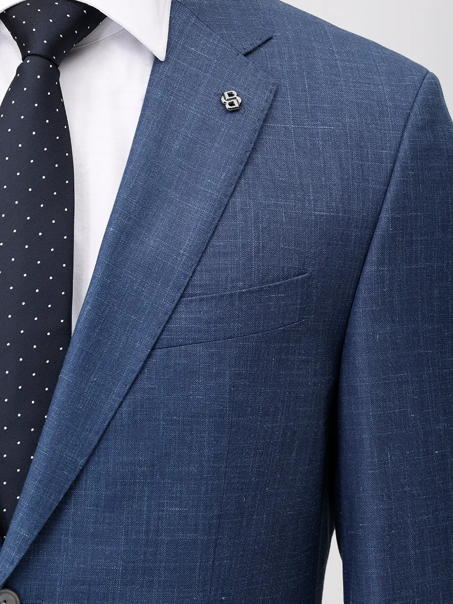 Пиджак Regular Fit из шерсти и шелка