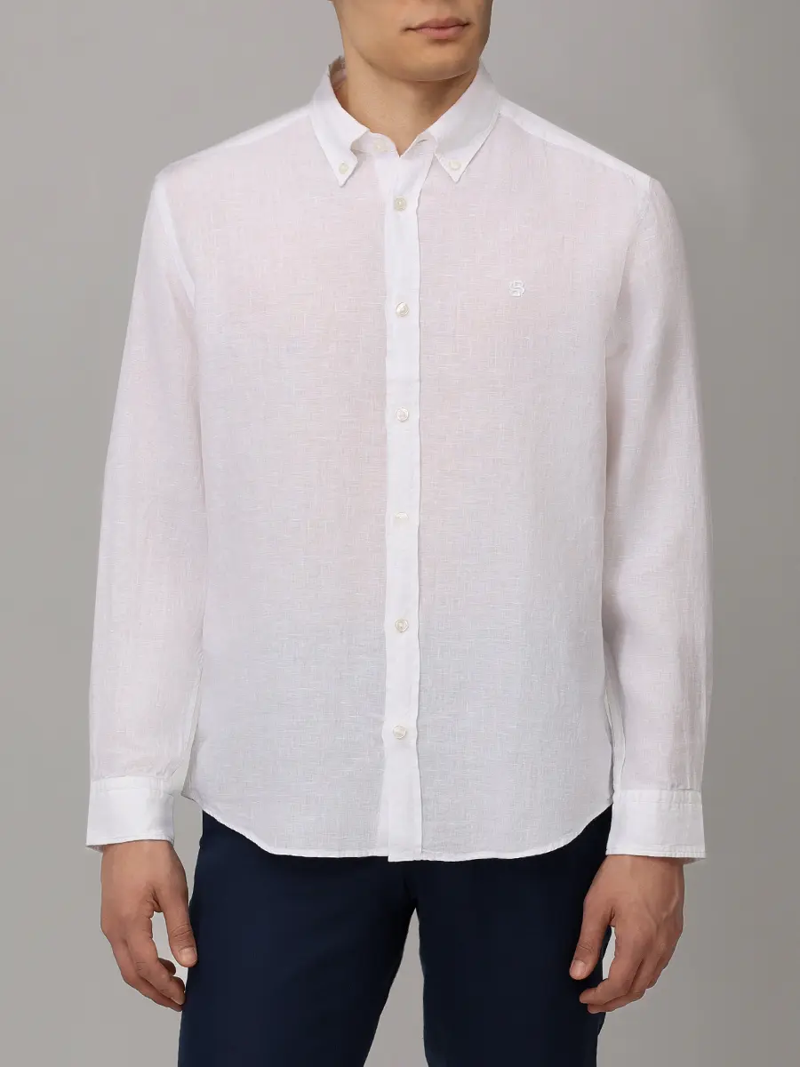 Рубашка Regular Fit льняная