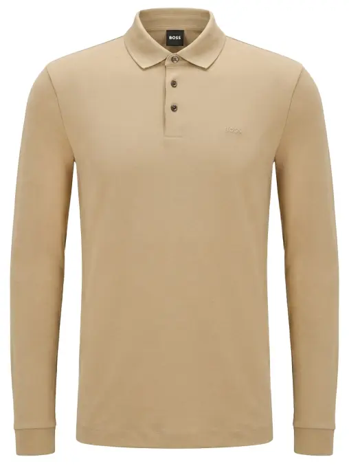 Поло хлопковое BOSS