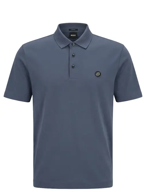Поло хлопковое BOSS