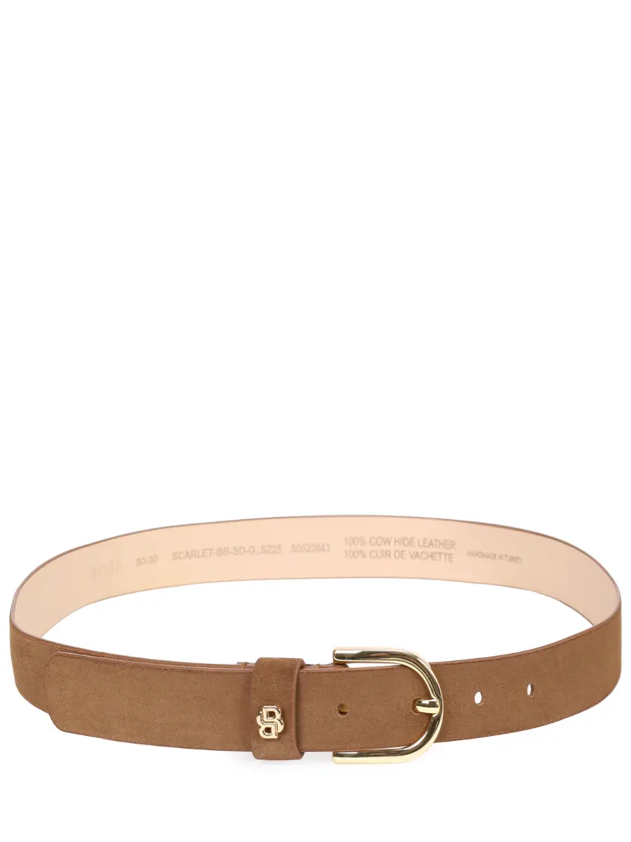 Ремень замшевый