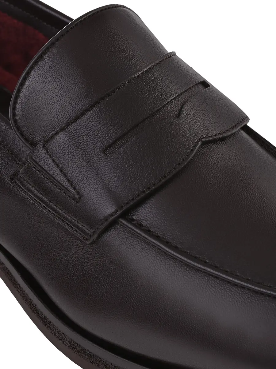 Лоферы кожаные