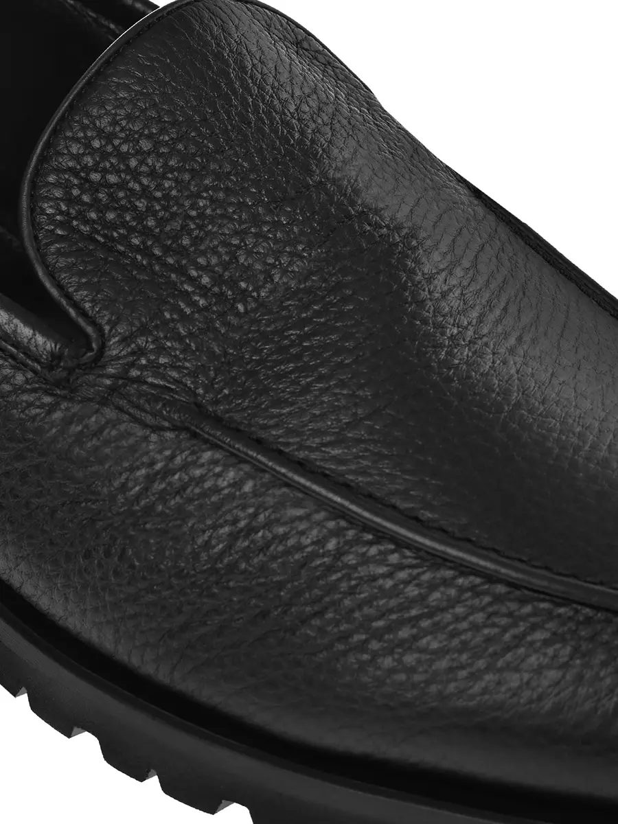 Лоферы кожаные