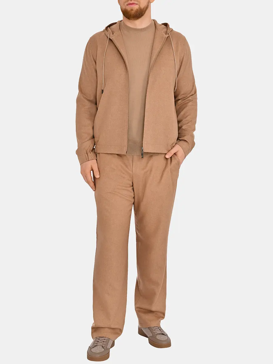 Брюки из шелка и кашемира