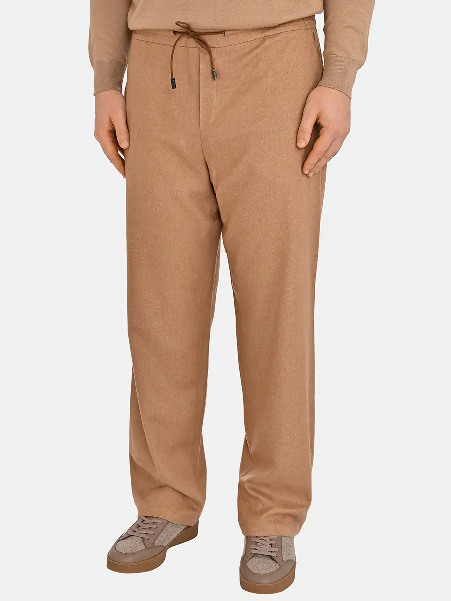 Брюки из шелка и кашемира