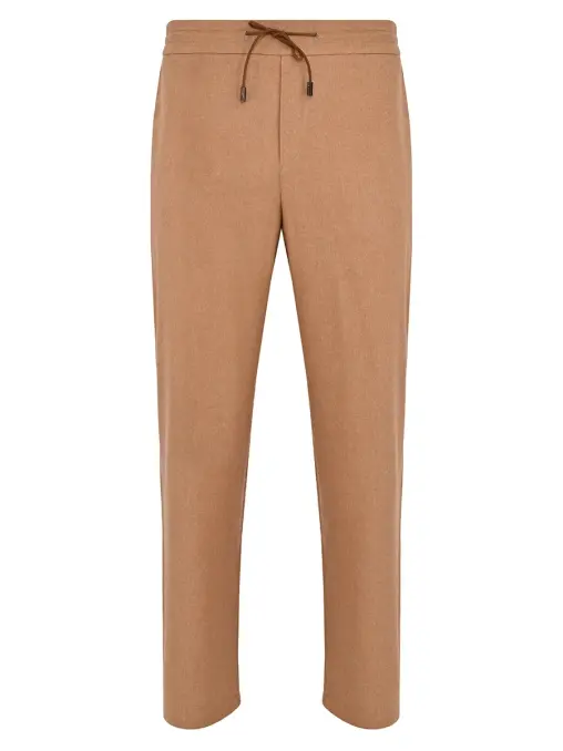 Брюки из шелка и кашемира COLOMBO