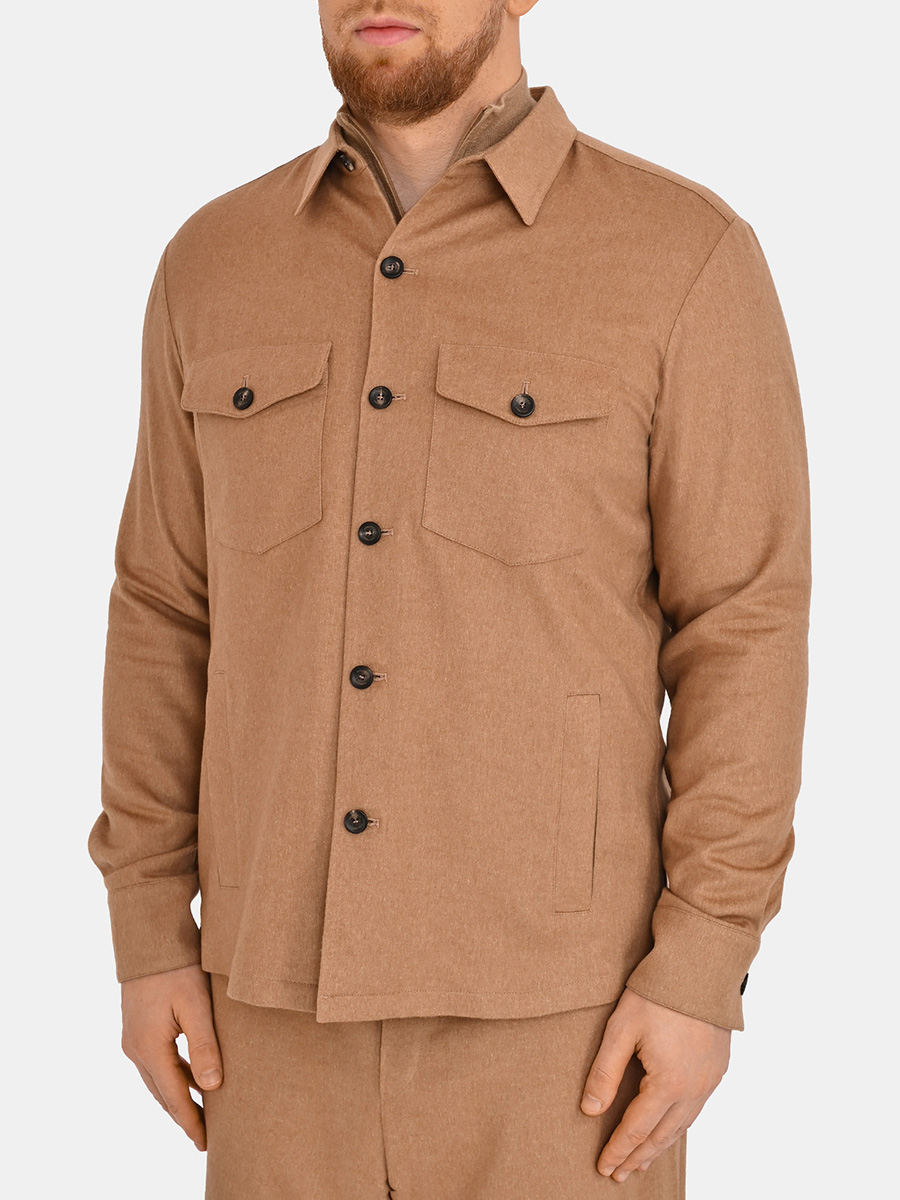 Рубашка из шелка и кашемира