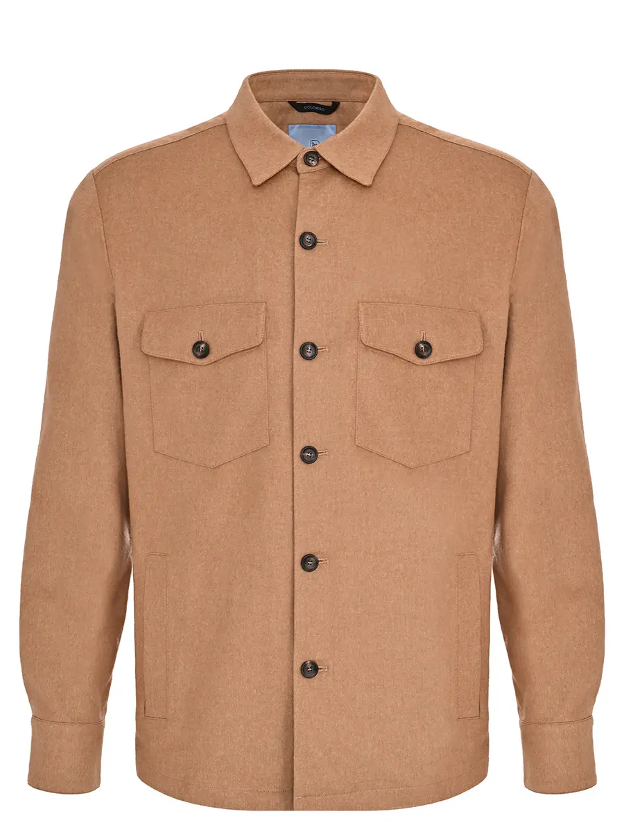 Рубашка из шелка и кашемира