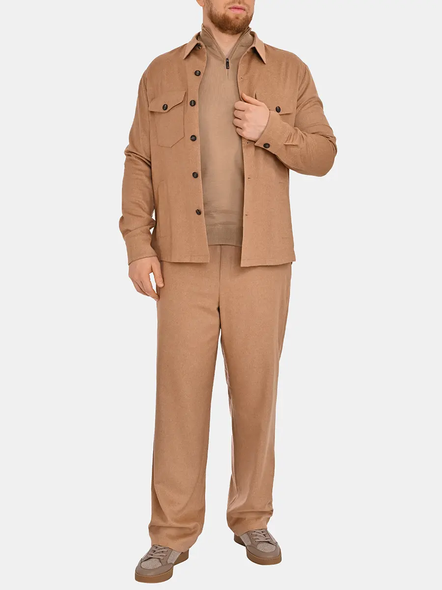 Рубашка из шелка и кашемира