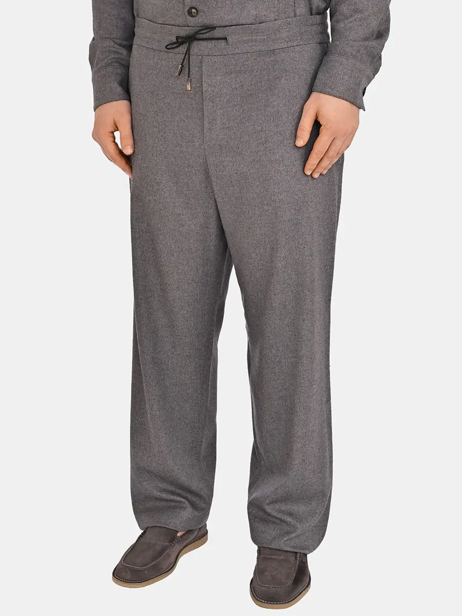 Брюки из шелка и кашемира